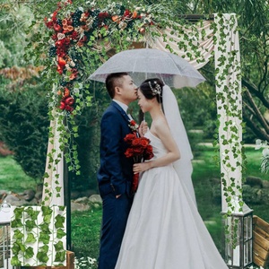 Nhân Tạo dây leo giả Ivy dây leo lá màu xanh lá cây giả cây treo cây nho trang trí - Product Image 6