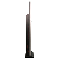 Écran LCD publicitaire de 18,5 pouces avec étagères en fer noir, borne de recharge Wi-Fi pour magasin de détail, utilisation intérieure/extérieure