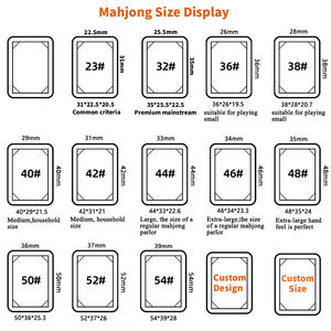 Custom Luxury Tortoise Design Mahjong <strong>Game</strong> Gifts 160 166 Acrylic <strong>Blank</strong> Glitter Enrobed UV Travel American Mahjong Tiles Set - Product Image 4