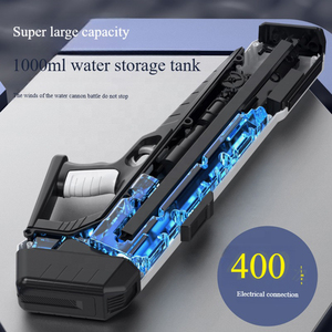 EPT pistola ad acqua elettrica dinamica giocattolo per ragazzi 32 FT poligono di tiro grande capacità luce caratteristica fatta di plastica resistente - Product Image 5