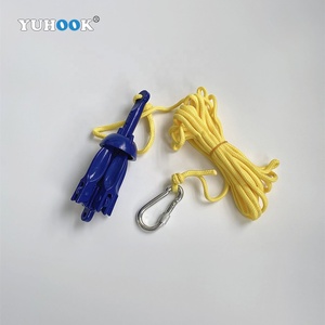 Kit d'<span class=keywords><strong>ancre</strong></span> à grappin pliant en aluminium léger Yuhook avec accessoires marins essentiels à flotteur <span class=keywords><strong>pour</strong></span> l'ancrage de <span class=keywords><strong>bateau</strong></span> - Product Image 3