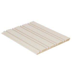 Panneaux muraux rainurés en MDF de luxe de 12 mm à texture bois pour la décoration intérieure, les murs décoratifs et les espaces contemporains - Product Image 1