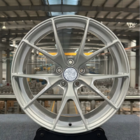 Rines de Aluminio Forjado Alibaba ZW 5x114.3 de 18, 19 y 20 Pulgadas Personalizados para Ford Mustang GT S550 S650 Shelby GT500 Mach1 GTD Plateados