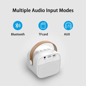 Venta caliente portátil Mini BT máquina de karaoke, micrófono, fiesta, hogar KTV, altavoz inalámbrico <span class=keywords><strong>para</strong></span> niños al aire libre - Product Image 5