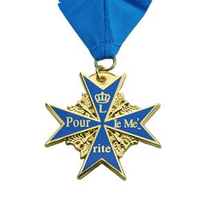 Metallmedaille Individuell Gestaltete Dreidimensionale Lackmedaille Jahresmedaille Brustmedaille Hergestellte Ehrenmedaille - Product Image 6