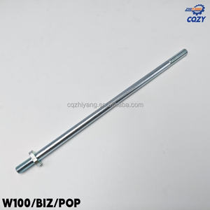 Axe de roue W100, axe de fourche plat, axe de bras oscillant BIZ110 POP, axe de pivot pour <span class=keywords><strong>moto</strong></span> <span class=keywords><strong>Honda</strong></span>, marché sud-américain, pièces et accessoires - Product Image 2