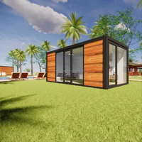 Maison mobile double largeur de qualité supérieure fabriquée en Chine Maison à installation rapide Maison de conteneur d'expédition de luxe bon marché Maison