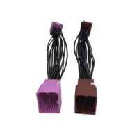 Faisceau de câblage du module de commande de carrosserie (BCM) pour véhicule hybride, 32 broches, connecteur marron-violet, référence 1600280014 1600280017