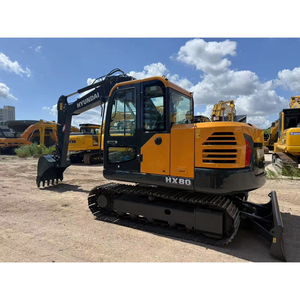 Nouvelle pelle sur chenilles de 8 tonnes HX80HD, moteur Yanmar haute performance pour les projets de construction et d'ingénierie routière municipale - Product Image 4