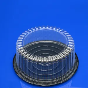 Clear PET Plastic Containers 10 inch cake dome Transparent cake Packaging Custom 10 inch Cake Boxes for bakery
