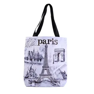 New Fashion Paris Souvenir Tote Bags for Women