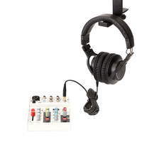 Casque DJ professionnel Audfine DH4100 de qualité studio, casque de monitoring supra-auriculaire haute fidélité pour les producteurs de musique et les DJ