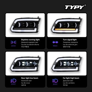 Feux de voiture TYPY pour Dodge Ram 1500 2500 2009-2018 Phare LED Projecteur Phare Feux de jour Accessoires automobiles - Product Image 4