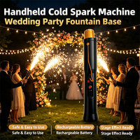 Machine à étincelles froides électronique portative pour fêtes de mariage, événements scéniques et anniversaires – Effet de feu d'artifice froid pour scène