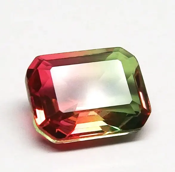 Máy Hình Bầu Dục Cắt Thủy Tinh Nhiều Màu Dưa Hấu Đá Tourmaline