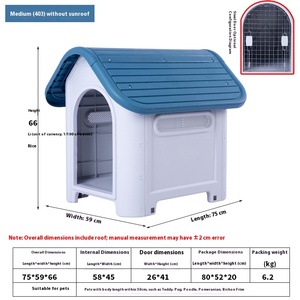 Chó nhà nhựa chất lượng tốt, chống thấm nước, cách âm, bán chạy, dùng được bốn mùa ngoài trời - Product Image 3