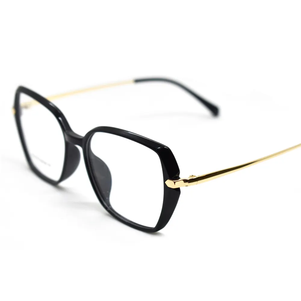 2022 new arrival wholesale TR90 metal mixed frame glasses small size can be matched with height of square frame