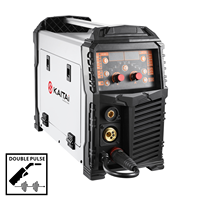 Nouvelle machine à souder KAITAI MCU Inverter DC Double Pulse MIG/MMA/Lift-TIG 3-en-1 MIG-200A 8.4kVA pour l'aluminium et l'acier inoxydable