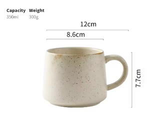 350ml Porcelain Ceramic Mug <b>Ring</b> Handle Dishwasher Microwave Safe Customizable Logo Business Gifts Reusable Milk Tea Hot Drinks - Product Image 6