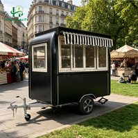 Remorque alimentaire mobile vintage de haute qualité avec aménagement de cuisine intérieure personnalisé