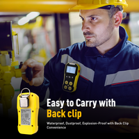 Bosean Lpg/h2s/ph3/voc/co/co2 Ozone Oxygène Naturel Hydrogène Combustible Intelligent Industriel Multi Portable 4 en 1 Détecteur de Fuite de Gaz