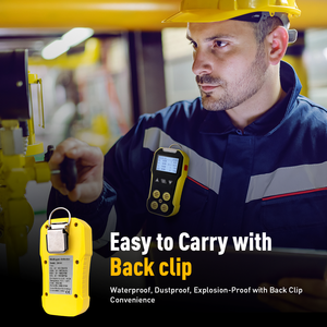 Bosean Lpg/<strong>h2s</strong>/ph3/voc/co/co2 Ozone Oxygen Natural Hydrogen Combustible Smart Industrial <strong>Multi</strong> Portable 4 in 1 <strong>Gas</strong> Leak <strong>Detector</strong> - Product Image 4
