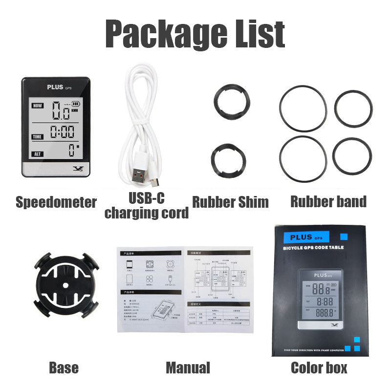 Hongdak Factory Price Bicycle Odometer Outdoor Riding Cycling Speedometer Bike Computer Wireless Bike Speed Tracker Waterproof