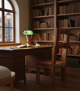 Chaise de salle à manger élégante en bois de suar avec dossier en H artisanal, au caractère boisé riche et à la construction robuste, idéale pour les maisons modernes. - Product Image 1