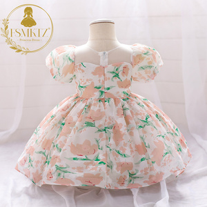 FSMKTZ Abiti Formali per Bambini <span class=keywords><strong>in</strong></span> Offerta Vestiti da Festa con Stampa Floreale per Bambine Abiti Estivi Carini per Bambini - Product Image 5