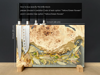 Porte-couteau magnétique en bois de ronce époxy bloc de couteaux magnétique présentoir de couteaux pour comptoir organisateur de cuisine maison directe
