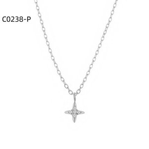 Collar de Moda con Circonia C0238 para Mujer, Joyería de Alta Calidad - Product Image 1