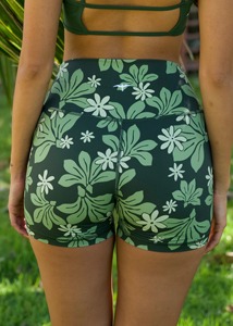 Tenue de yoga 2 pièces personnalisée, antimicrobienne, extensible 4 directions, respirante, à imprimé floral numérique, avec soutien de compression - Product Image 3