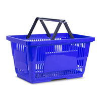 Paniers de présentation durables en plastique écologique de 20 L pour supermarchés et magasins de détail