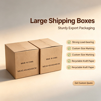 Boîtes de déménagement en carton ondulé en forme de cube, cartons personnalisés extra-résistants et résistants à l'humidité pour l'emballage d'expédition express FBA