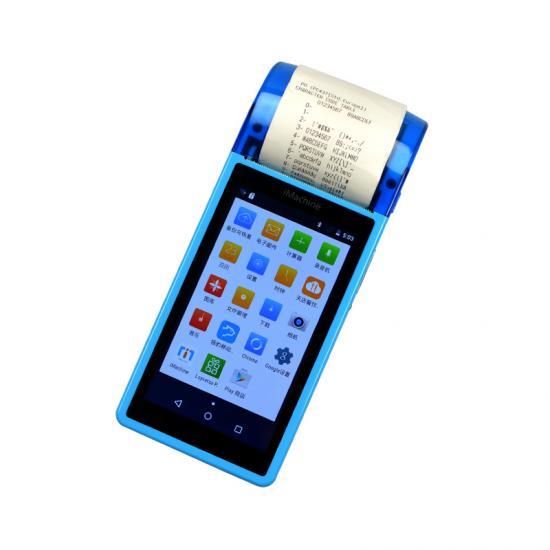 AP02 Handheld Touch Screen Smart Android POS Terminal With Printer Android PDA Handheld Terminal