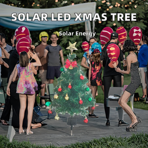 Nueva Tendencia en Iluminación LED Solar de Alta Calidad para Árboles de Navidad, Resistente al Agua, Ecológica, para Jardín, Patio y Exteriores - Product Image 2