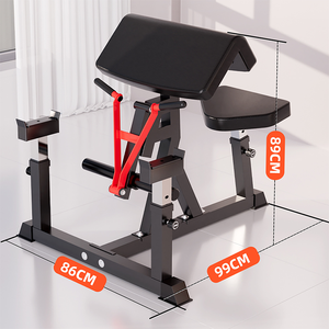 <span class=keywords><strong>Banc</strong></span> de musculation commercial réglable pour curls, support d'entraînement des bras pour biceps et <span class=keywords><strong>triceps</strong></span>, chaise de fitness pour la maison pour exercices avec haltères - Product Image 4