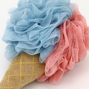 Forme de crème glacée enfants éponge de <span class=keywords><strong>bain</strong></span> luffa bouffée de douche exfoliante pour le nettoyage du corps éponge de <span class=keywords><strong>bain</strong></span> écolog - Product Image 5