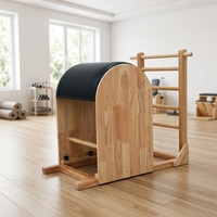 Ensemble complet d'équipements de Pilates en bois de chêne, Reformer de yoga commercial, Chaise, Tour et Baril pour studio de sport