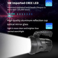 10W Camping 2400Mah Batterie Au Lithium Rechargeable Lampe De Poche Haute Puissance Led Torche Super Lumineux Lumière Plongée lampe De Poche
