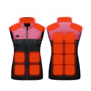 เสื้อกั๊กอุ่นไฟฟ้าแบบชาร์จ USB น้ำหนักเบาสำหรับผู้ชายและผู้หญิง พร้อมแผ่นรองในตัว เหมาะสำหรับฤดูหนาว - Product Image 1