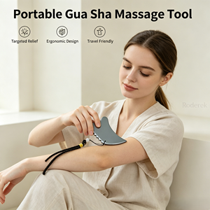Grattoir Gua Sha en Terahertz en gros, planche <span class=keywords><strong>de</strong></span> <span class=keywords><strong>massage</strong></span> dentelée pour le visage et le corps, soutien au drainage lymphatique, personnalisation du logo OEM - Product Image 4