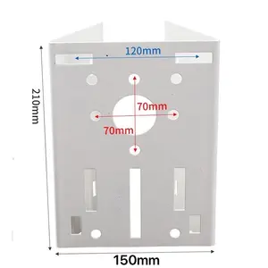 Braket dudukan tiang Universal, untuk kamera cctv dan braket cctv dan braket logam untuk kamera cctv