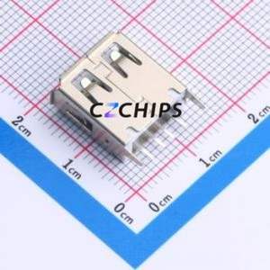 XUBF-0218-0132 USB Connector Through hole Component (THT) Connector Type-A USB 2.0 Female Through Hole - Product Image 2