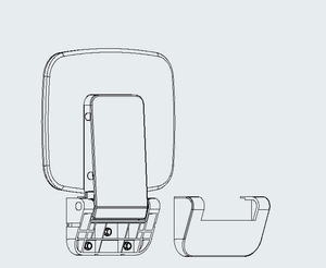 Siège de <span class=keywords><strong>douche</strong></span> <span class=keywords><strong>mural</strong></span> repliable, siège de salle de bains, nouveau design, livraison gratuite - Product Image 3