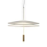 Lustre contemporain italien minimaliste en forme de soucoupe volante dorée, design artistique flamant rose, pour salon, bureau, salle à manger