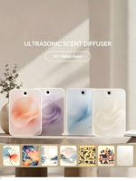 Diffuseur d'arômes ultrasonique mural, contrôlé par application, fonctionne sur batterie, désodorisant silencieux, grande capacité, utilisation domestique en intérieur