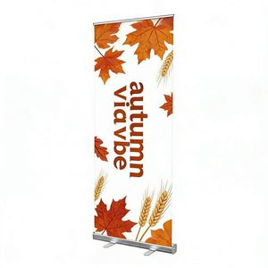 Expositor Publicitario Retráctil de Alta Calidad, Ajustable, Portátil y Ligero, Tipo Lágrima, 80 x 200 cm, para Uso en Interiores - Product Image 1