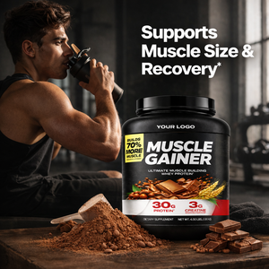 Proteína de Suero de Leche para Aumentar Masa Muscular OEM con Creatina para Energía y Crecimiento Muscular, Empaque Personalizado de Fábrica ISO - Product Image 5