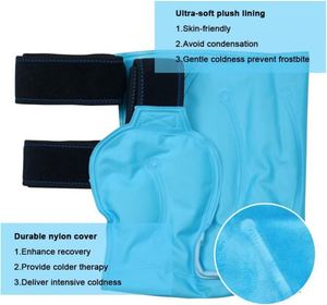Compresa de Gel Frío Reutilizable para Tobillos, Alivio del Dolor de Tendón de Aquiles, a Prueba de Fugas, Duradera, Multifuncional, Apta para Microondas - Product Image 2